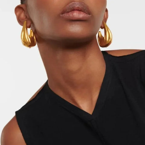 Vintage Gold-Plated Earrings