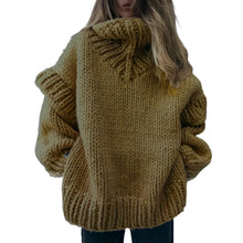 Load image into Gallery viewer, Knitted Turtleneck Sweater
