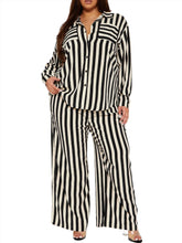 Load image into Gallery viewer, Striped Pocket Pant Set
