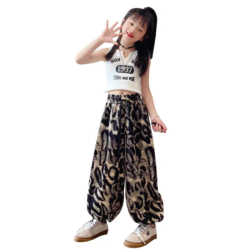 Leopard Pant Set