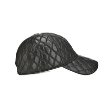 Load image into Gallery viewer, Quilted Leather Hat
