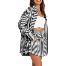 Load image into Gallery viewer, Striped Short Set
