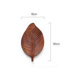 Load image into Gallery viewer, Wooden Leaf Tray
