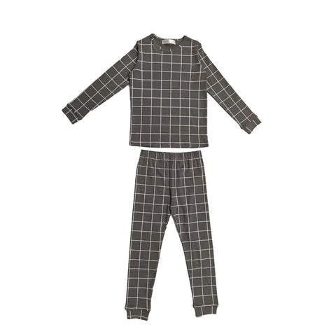 Black And White Plaid Pajamas-Modern Baby Las Vegas