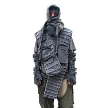 Load image into Gallery viewer, Ribbed Asymmetric Vest Jacket
