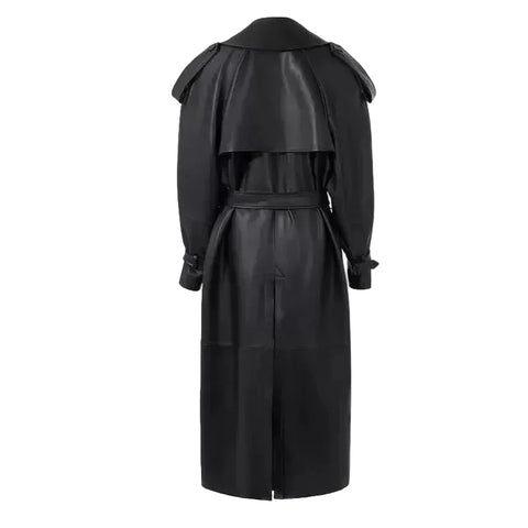 Leather Trench Coat