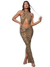 Load image into Gallery viewer, Hollow Out Leopard Dress
