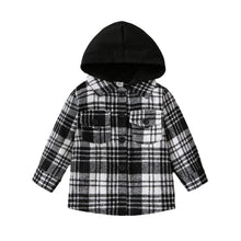 Load image into Gallery viewer, Hooded Plaid Top
