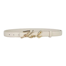 Load image into Gallery viewer, Gold Script Belt
