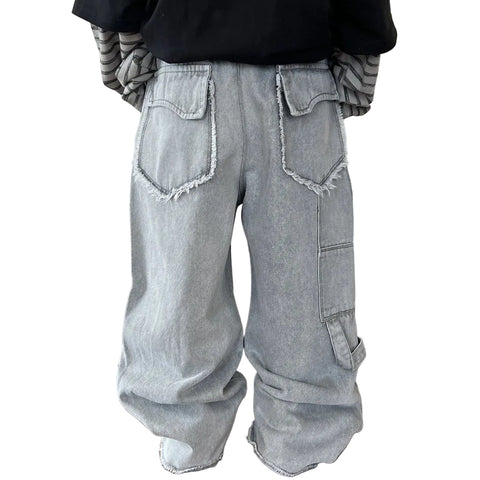 Vintage Patchwork Denim Jeans