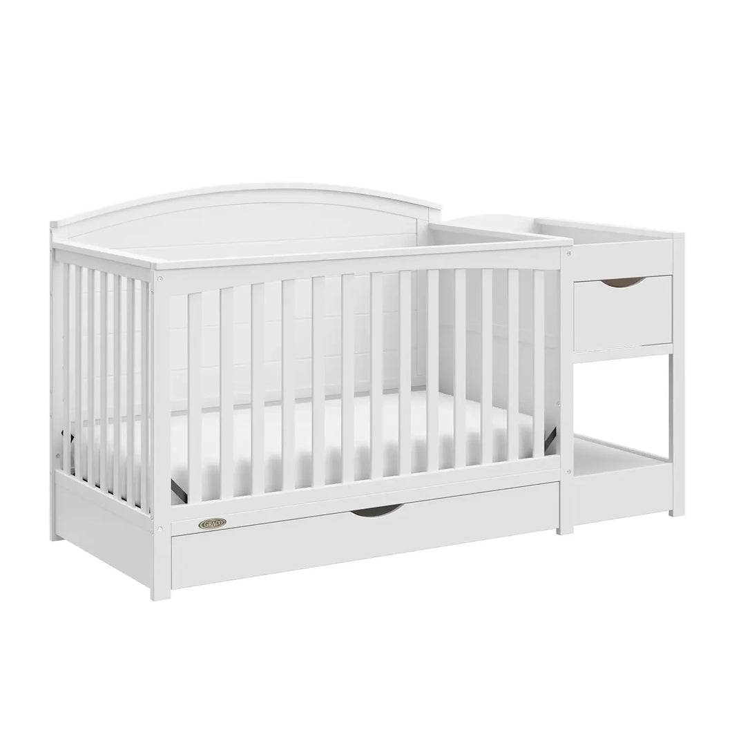 5-in-1 Convertible Crib with Drawer