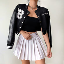 Load image into Gallery viewer, Cropped Baseball Jacket
