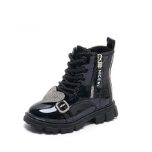 Load image into Gallery viewer, Rhinestone Heart Boots
