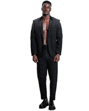 Load image into Gallery viewer, Ombré Full Crystal Speckled Suit
