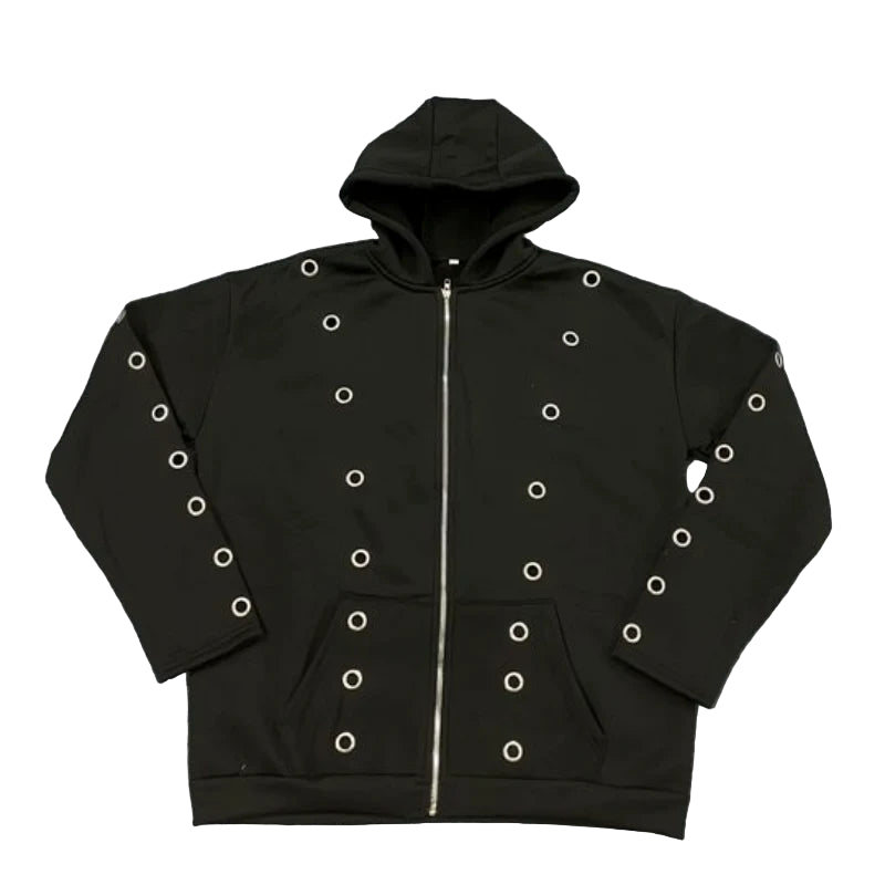 Small Circle Metal Hoodie