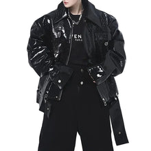Load image into Gallery viewer, Shiny Leather Croc Jacket
