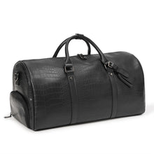 Load image into Gallery viewer, Vintage Croc Leather Travel Bag
