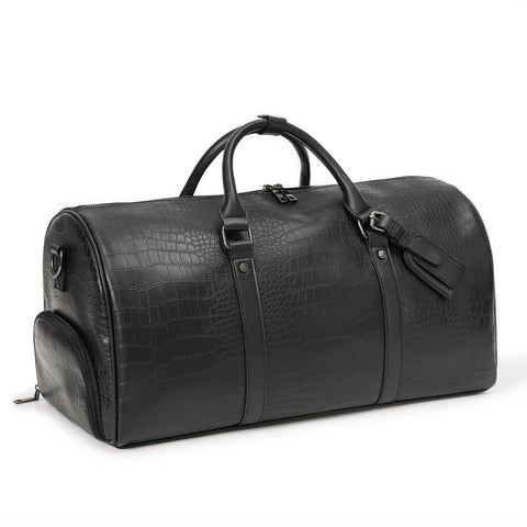 Vintage Croc Leather Travel Bag-Modern Baby Las Vegas