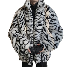 Load image into Gallery viewer, Grey Zebra Coat
