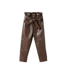 Load image into Gallery viewer, Leather Bow Knot Pants
