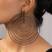 Load image into Gallery viewer, Multi-layer Hoop Earrings
