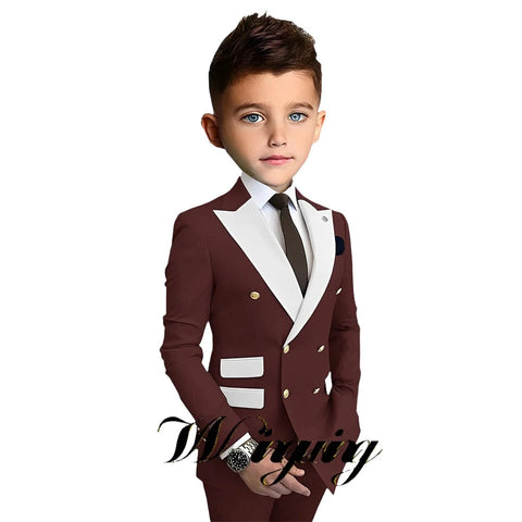 Double Breasted Blazer Suit-Modern Baby Las Vegas