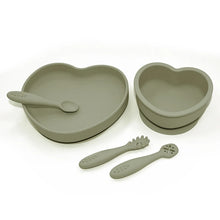 Load image into Gallery viewer, 5 Piece Heart Shaped Dinnerware Set
