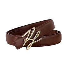 Load image into Gallery viewer, Gold Script Belt

