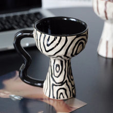 Load image into Gallery viewer, Modern Irregular Shaped Ceramic Mug
