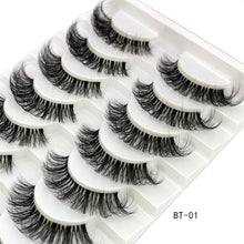 Load image into Gallery viewer, 10 Pair 3D Faux Mink Eyelash Set
