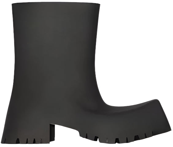 Luxe Square-Toe Rain Boots