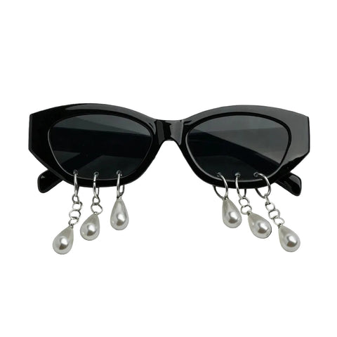 Punk Pearl Pierced Sunglasses