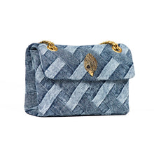 Load image into Gallery viewer, Denim Gold Accent Handbag
