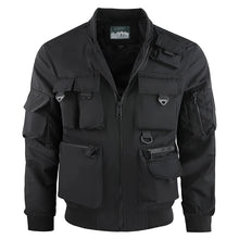 Load image into Gallery viewer, Multi-Pocket Bomber Jacket
