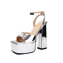 Load image into Gallery viewer, Square Toe Thick Platform Sandals
