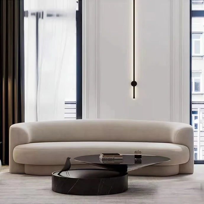 Minimalist Modern Curved Lounge Sofa | Modern Baby Las Vegas