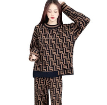 Load image into Gallery viewer, Knit Letter Pajamas
