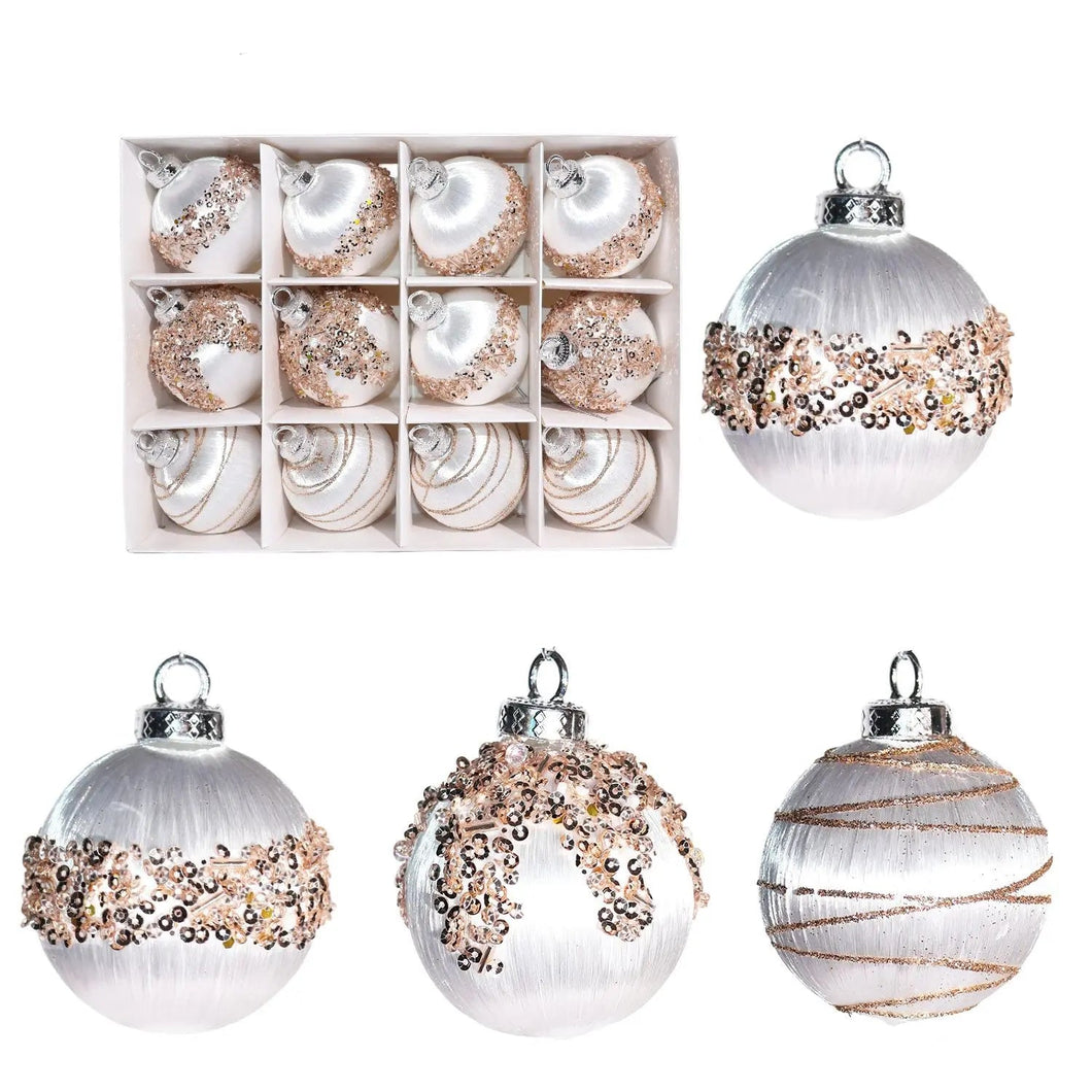 Luxury Beaded Christmas Tree Ornaments