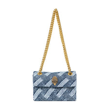 Load image into Gallery viewer, Denim Gold Accent Handbag
