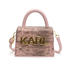 Load image into Gallery viewer, Gold Letter Handbag
