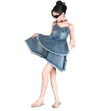 Load image into Gallery viewer, Layered Denim Dress
