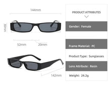 Load image into Gallery viewer, Small Rectangle Sunglasses
