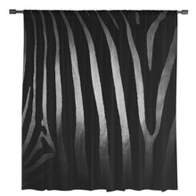 Load image into Gallery viewer, Zebra Stripe Chiffon Curtains
