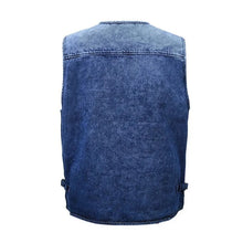 Load image into Gallery viewer, Denim Multi-Pocket Vest
