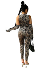 Load image into Gallery viewer, Leopard Print Sleeveless Jumpsuit
