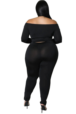 Drawstring Crop Top Bandage Pant Set-Modern Baby Las Vegas