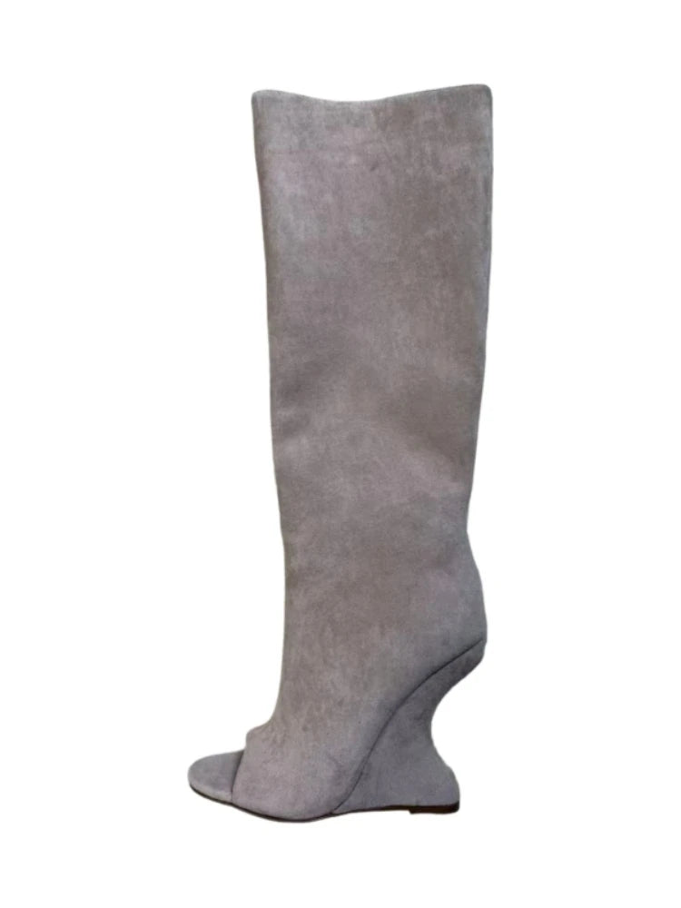 Open-Toe Knee High Boots | Modern Baby Las Vegas