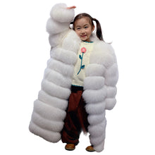 Load image into Gallery viewer, Long Ribbed Fur Coat

