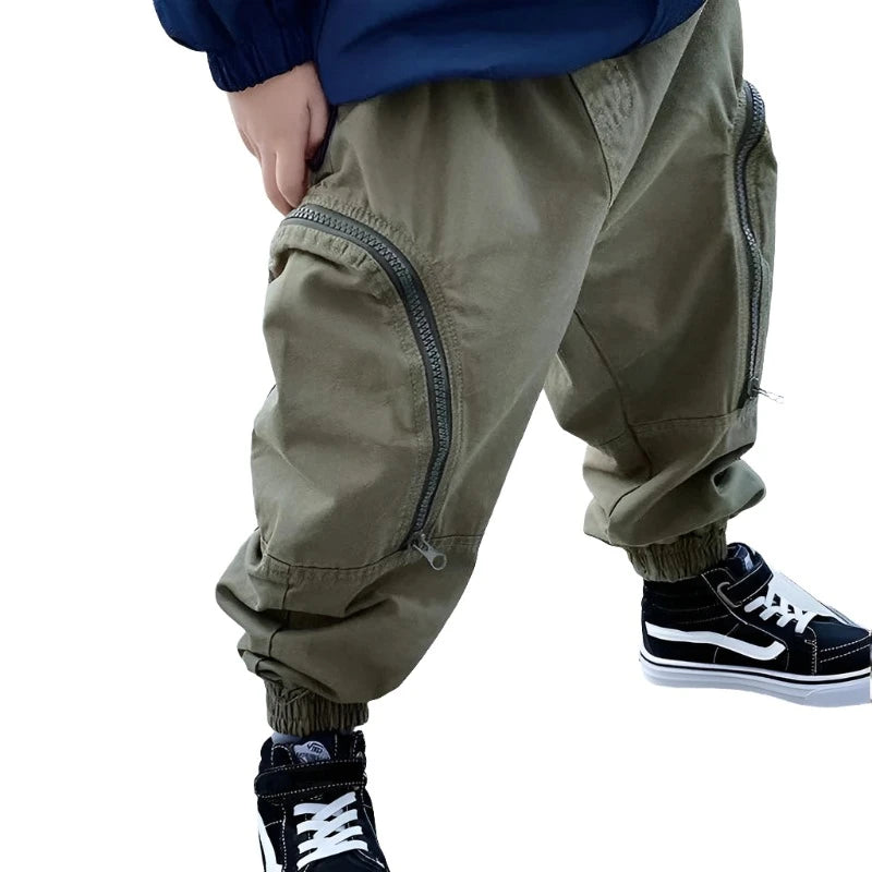 Large Zipper Pocket Pants