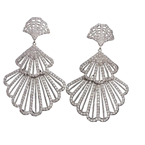 Hollow Out Shell Earrings